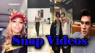 Riverdale Cast | Snapchat Videos May 2018 ( Kj Apa, Camila Mendes, Lili reinhart, Cole sprouse...)