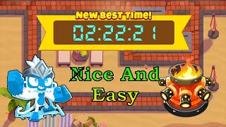 BTD6 Race Tutorial "Ice And Easy" in 2:22.21