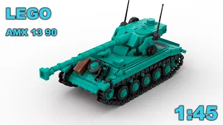 LEGO AMX 13 90 tank in minifig scale!