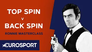 Top Spin v Back Spin | Ronnie O'Sullivan MasterClass | Snooker | Eurosport