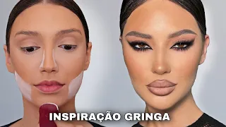 MAKE LINDA E FÁCIL PARA FICAR GATA *inspiração gringa*