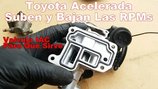 Como Arreglar Falla Toyota 22RE RPMs que Suben y Bajan y Se Queda Acelerada