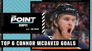 Top 6 goals of Connor McDavid's career 🍿 | The Point