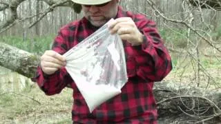 JB La Bigfoot Video Investigation - SU Team Member Mixing Casting Materials (Squatch Unlimited)