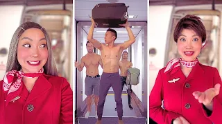 FUNNY Jeenie Weenie TIK TOK Compilation | Try Not To Laugh Watching True Story on Cabin Crew | 2024