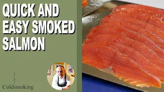 Quick & Easy COLD SMOKED SALMON - Easy method Cold Smoked Salmon