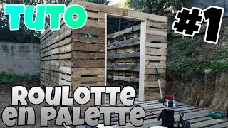 (1)Auto-construction: Roulotte en palette Partie 1