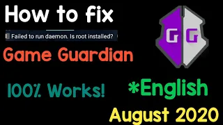 How to fix gg daemon is not running on August 2020