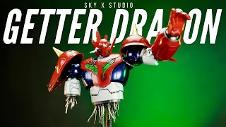 [4K] SKY X STUDIO Getter Dragon sample ASMR Action figure review review!
