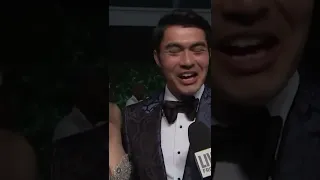 Henry Golding and his wife react to Will Smith slapping Chris Rock on Oscars stage