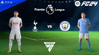 FC 24 PS4 - Tottenham Hotspur vs Man City | Premier League 23/24