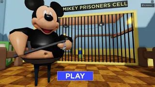 MIKEY BARRY'S PRISON RUN! #roblox #scaryobby