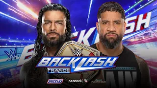 FULL MATCH - Jey Uso vs. Roman Reigns – Tribal Combat: WWE Backlash France 2024