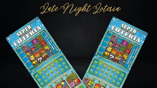 LATE NIGHT LOTERIA WITH SUPER LOTERIA  TEXAS LOTTERY SCRATCH OFF