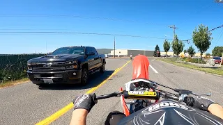 110 Urban Dirt Biking (CRASH) - Buttery Vlogs Ep106