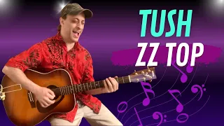 How To Play Tush by ZZ Top On Acoustic Guitar