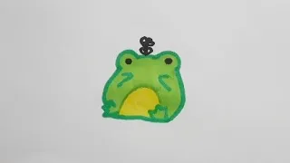 как нарисовать лягушку🐸