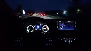 2021 Toyota Camry hybrid - POV TEST DRIVE Night #toyota #camry #toyotacamry #povdrive