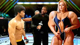 PS5 | Bruce Lee vs. Muscular Woman Sandra (EA Sports UFC 4)