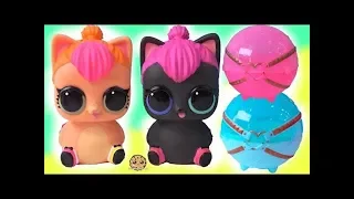 Mommy Cats ! LOL Surprise Biggie Pets Neon + Spicy Kitten with Mystery Blind Bags