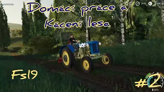 Domácí práce#2 kácení lesa w/Zetor 25k a 7045