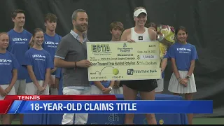 Ashlyn Krueger wins Women's Hospital Classic singles title