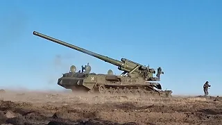 12 12 2022 05:15 ⚡️🇷🇺 ‘Speed and accuracy’: footage of the 203mm Malka self propelled artillery gun