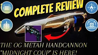 Midnight Coup is EVERYTHING We Were Expecting! S-TIER (Destiny 2) | Midnight Coup God Roll Guide |