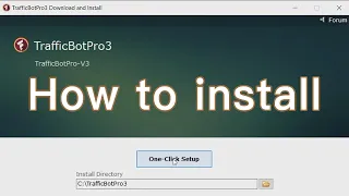 How to install TrafficBotPro on your PC/Server