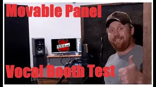 Movable Panel (GOBO) - Vocal Booth Test