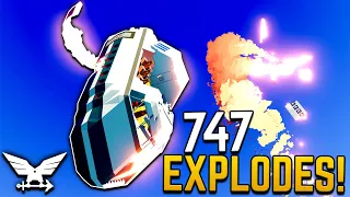 747 EXPLODES & BREAKS APART MID AIR In Stormworks!