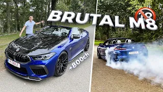 BMW M8 +800HP STRAIGHT PIPE +DRIFT🤯 IL EST DE RETOUR AVEC LA M8 ENCORE PLUS VIOLENTE QUE LA RS7? 🔞