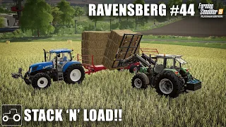 Baling Canola Straw & Harvesting Oats, Ravensberg #44 Farming Simulator 19 Timelapse