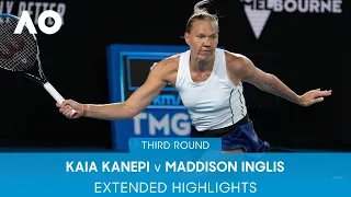 Kaia Kanepi v Maddison Inglis Highlights (3R) | Australian Open 2022