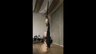 Emily - IGNITE PhysiPole Somerton Park July 2019 - Beginner Aerial Silks