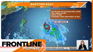 Bagyong Egay, posibleng maging super typhoon | Frontline Pilipinas