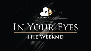 The Weeknd - In Your Eyes - Piano Karaoke Instrumental Cover with Lyrics