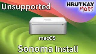 Installing macOS Sonoma On A 2009 Mac Mini (OpenCore Legacy Patcher)