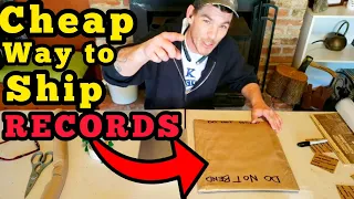 How To Ship Vinyl Records - my cheap and easy method (2019)