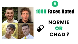 1000 Faces Rated - Are a Normie Or a Chad ? (blackpill analysis)