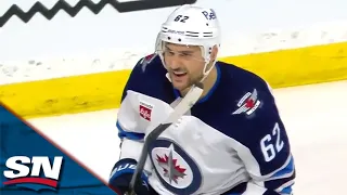 Jets' Nino Niederreiter Shows Off Excellent Hand-Eye to Collect His Third NHL Hat Trick
