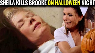 Sheila kills Brooke on Halloween night CBS The Bold and the Beautiful Spoilers