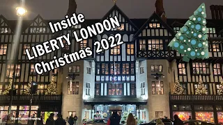 Inside LIBERTY LONDON at Christmas 2022 - Shop With Me - Lark Lemon Shopping