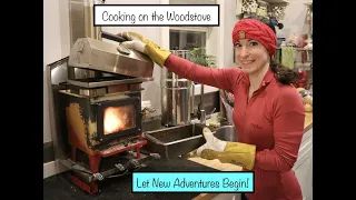 Cooking with the Cubic Mini Wood Stove OVEN :: Grizzly In a Tiny House on Wheels ::  Winter Warmth