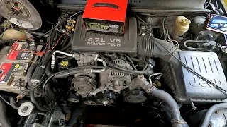 Jeep grand Cherokee 4.7 V8 Проблема с двигателем , разбираем подкапотное для вынимания двигателя