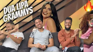 Dua Lipa - Levitating ft. DaBaby / Don't Start Now (Live at the GRAMMYs 2021) Reaction!!!