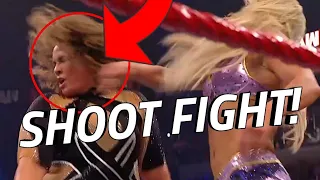 Charlotte Flair & Nia Jax Have SHOOT FIGHT ON RAW!