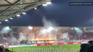 Choreo Hallescher FC - MSV Duisburg