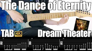The Dance of Eternity - Dream Theater - Guitar Tab - Back Track - 4k