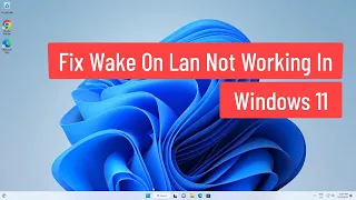 Fix Wake On LAN Not Working In Windows 11/10
